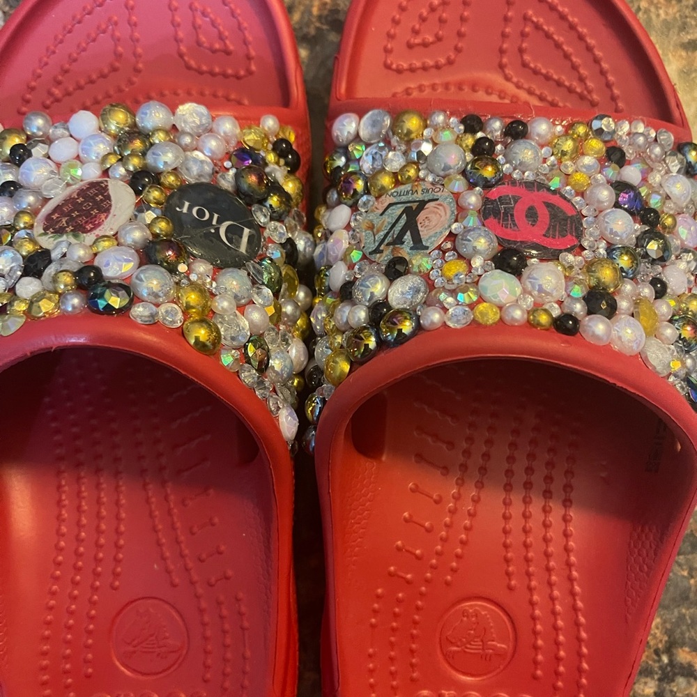 Crocs slides